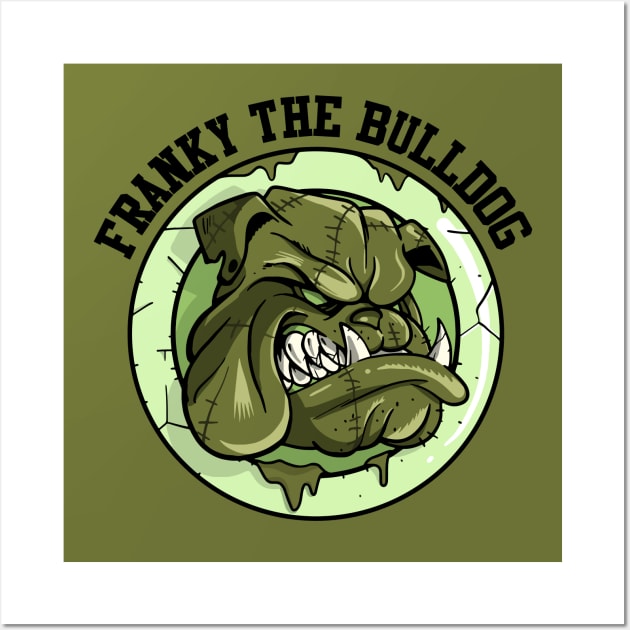 Franky the Bulldog 6 Wall Art by TomiAx